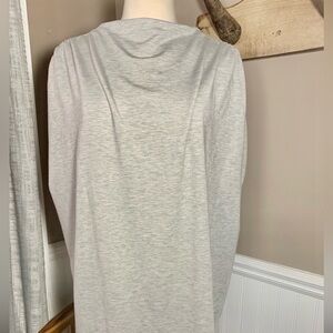 Ryllace Heather Grey Blend Mock sleeveless Shirt